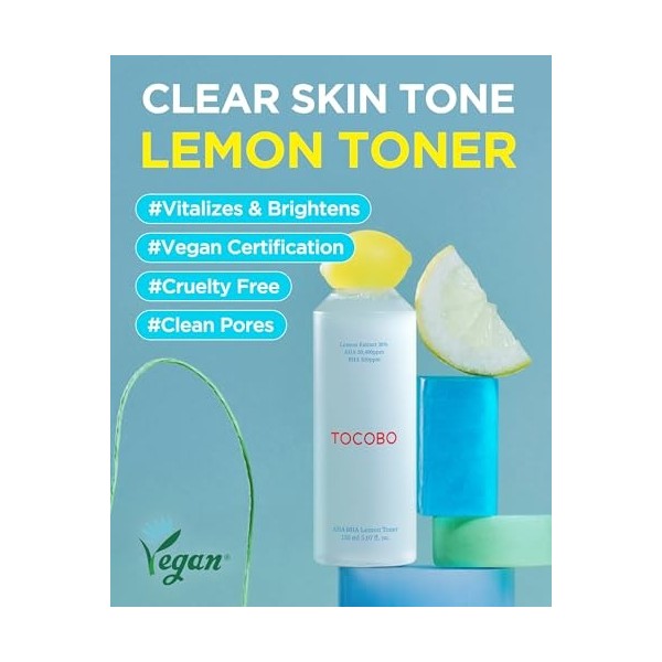 TOCOBO AHA BHA Lemon Toner 150 ml 