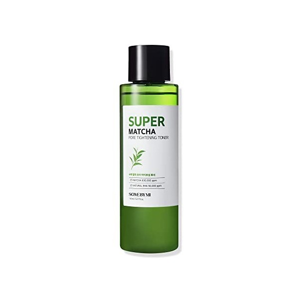 SOME BY MI Tonique raffermissant les pores Super Matcha - 5,07 oz, 150 ml - Fabriqué à partir dextraits de matcha pour peaux