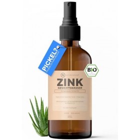 Spray tonique bio au zinc pour le visage : nettoyage du visage contre les imperfections et affiner le grain de la peau . 4 % 