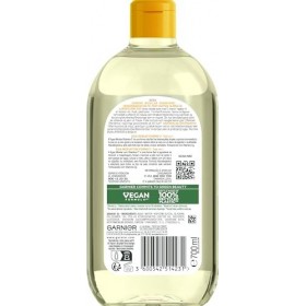 Garnier SkinActive All-in-1 Tonique micellaire douce pour le visage, eau nettoyante douce pour démaquiller, pour un teint écl