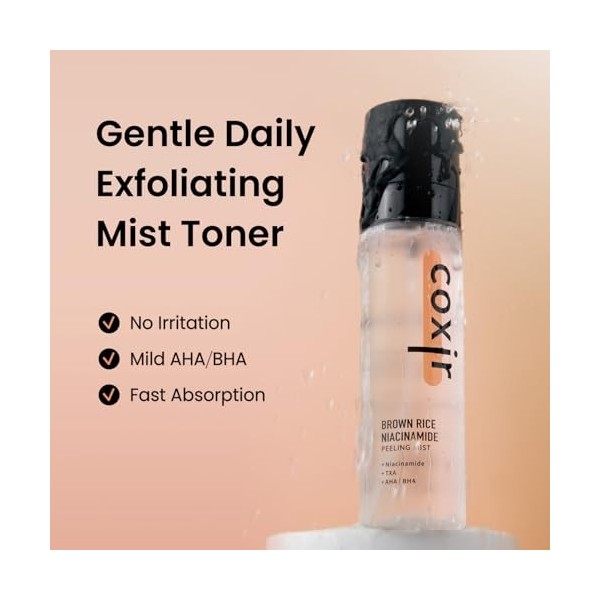 coxir Brown Rice Niacinamide Peeling Mist
