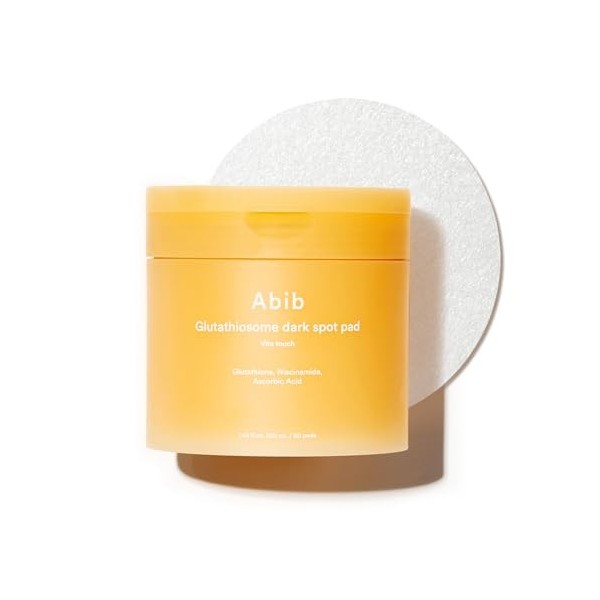 Abib Tampons Anti Taches Brunes Au Glutathiosome Vita Touch Tampons Toniques Éclaircissants Coréens Pour Le Visage Avec Niaci