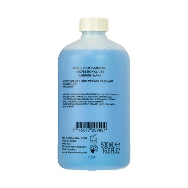 Academie - Hypo-Sensible Toner Dry Skin Salon Size 500Ml/16.9Oz - Soins De La Peau