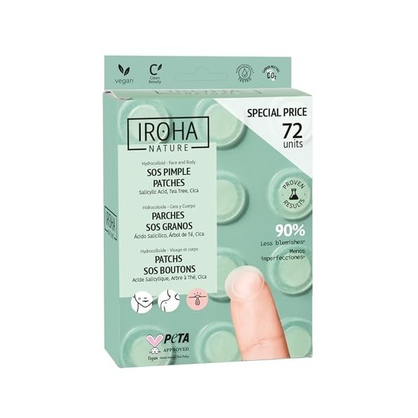 IROHA NATURE - Boucliers toniques Gommages anti-imperfections Acide salicylique et probiotiques | Tendance de lacné Tonique ...