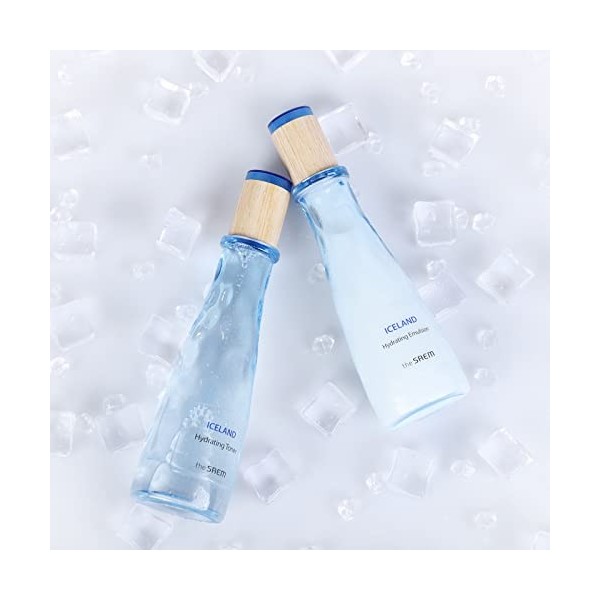 THESAEM Toner hydratant dIslande 5,41 oz liq. 160 ml - Hydratation intensive avec de leau minérale dIslande, tonifiant f