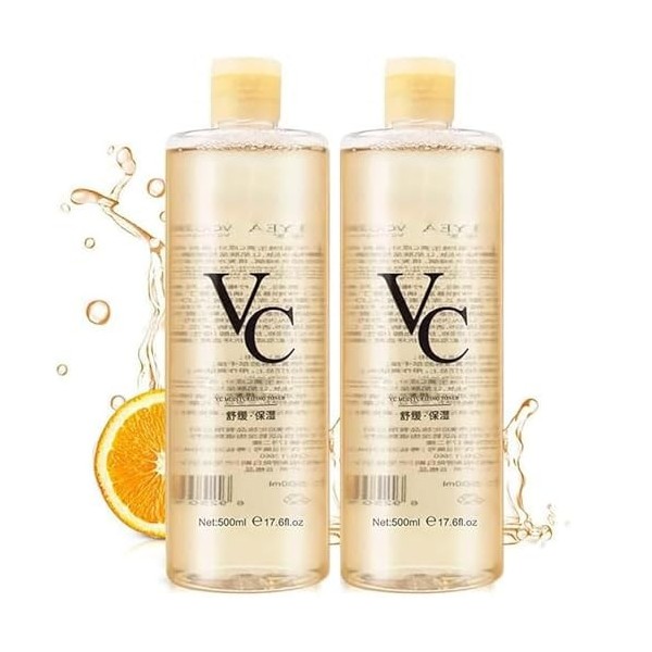 VC Toner Toner, tonifiant hydratant à la vitamine C, tonique hydratant pour le visage, lotion hydratante rafraîchissante, raj