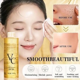 VC Toner Toner, tonifiant hydratant à la vitamine C, tonique hydratant pour le visage, lotion hydratante rafraîchissante, raj