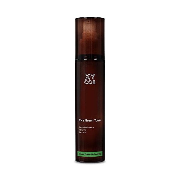 XYCOS Toner vert Cica 120 ml. 4,05 fl.oz. | apaisant pour la peau | Contre les imperfections et lacné | Certifié EVE VEGAN