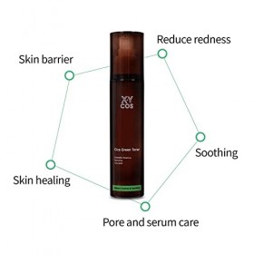 XYCOS Toner vert Cica 120 ml. 4,05 fl.oz. | apaisant pour la peau | Contre les imperfections et lacné | Certifié EVE VEGAN