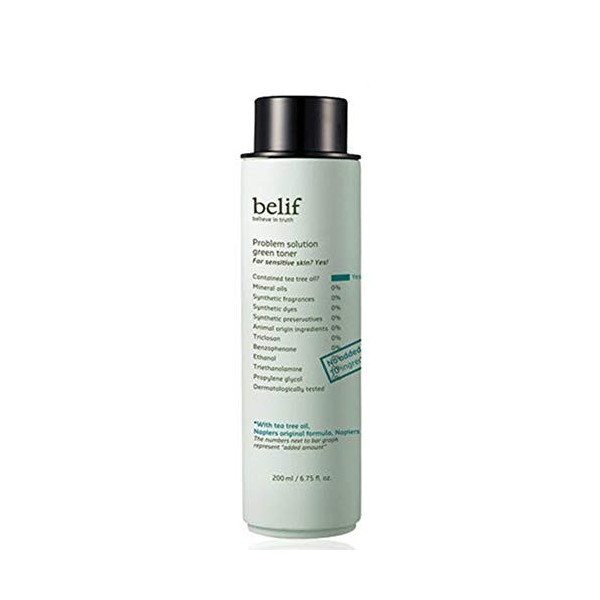 Belif Problem Solution Green Toner 200ml, Mild acne-prone skin by belif