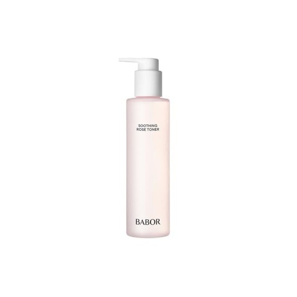 BABOR CLEANSING Rose Toning Essence Tonique pour toutes les peaux Tonique tonifiante et apaisante Parfum de rose Sans alcool 