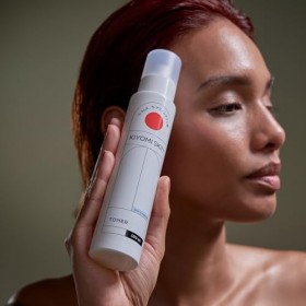 KIYOMI SKIN Tonique rafraîchissant pour le visage avec 5-ALA, ginseng et thé vert - Hydrate intensément - Apaise et régénère 