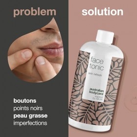 Tonique Visage Australian Bodycare Face Tonic 500ml | À lHuile dArbre à Thé | Nettoyant sans Alcool pour les Imperfection