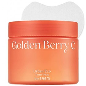 THESAEM - Urban Eco Golden Berry C Toner Pack de tampons faciaux aux extraits de baies dor péruviennes - Patchs rajeunissant