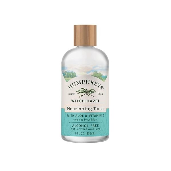 Humphreys Nourish Witch Hazel + Aloe Alcool Toner, transparent, 237 ml