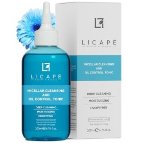 Licape Toner Face | 200 ml | Tonique visage pour un nettoyage en profondeur des pores et des pores raffinés | Tonique hydrata