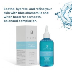 Licape Toner Face | 200 ml | Tonique visage pour un nettoyage en profondeur des pores et des pores raffinés | Tonique hydrata