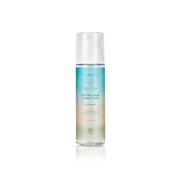[BUVLEY] 8-Hydro Aqua Bubble Lotion tonifiante innovante pour le visage, hydratante, anti-âge, sans cruauté envers les animau