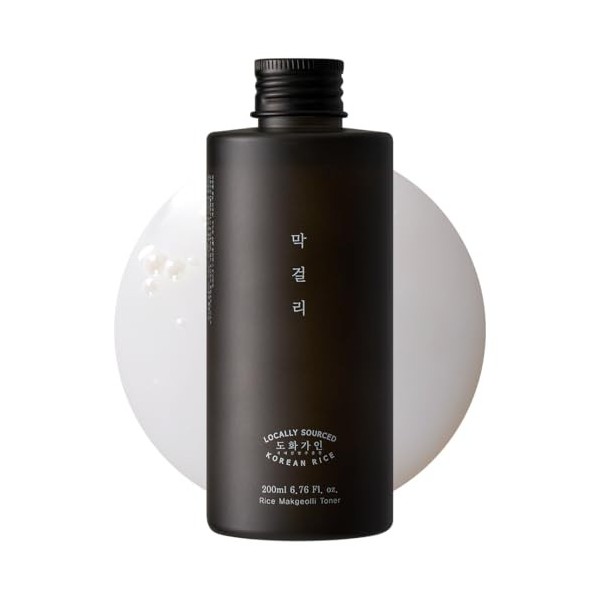 House of Dohwa Makgeolli Rice Tonic | À base de riz coréen | 200 ml | Soin de la peau coréen