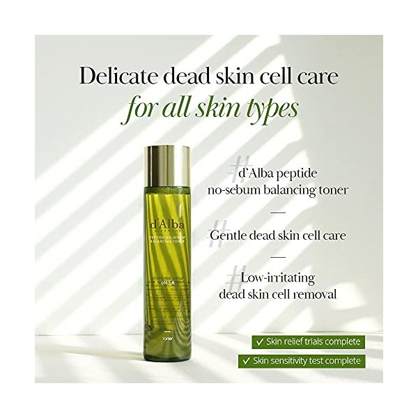 dAlba PEPTIDE NO SEBUM Toner équilibrant 155 ml