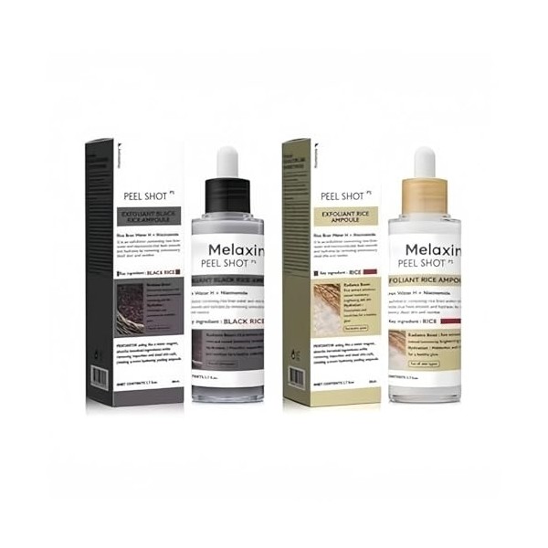 Drmelaxin Sérum Peel Shot Black-White Lotions Toniques