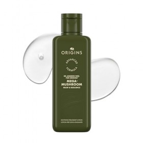 Origins Mega-Mushroom Lotion pré-soin apaisante Mega-Mushroom, pour peaux sensibles, Contient du champignon Reishi, 200 ml