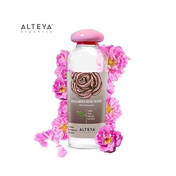 Alteya Organics Bulgarian Rose Water From New Rose Harvest - EXTRA LONGE, 17fl oz/500 ml, 100 % pure, From Alteyas Bulgari
