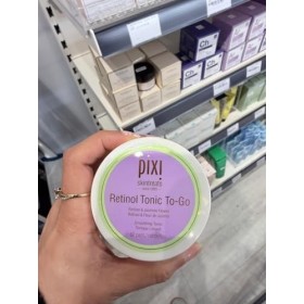 Pixi Vitamin-C Tonic To-Go - Tampons éclaircissants et toniques - Contient de la vitamine C et des probiotiques - Améliore la