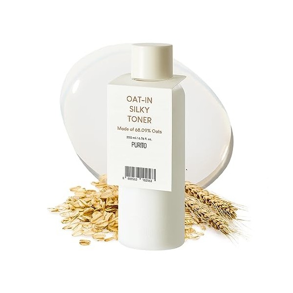 PURITO| Tonique soyeux à lavoine 200 ml/6,76 oz liq. Ingrédients végétaliens, tonique pour le visage sans cruauté envers les