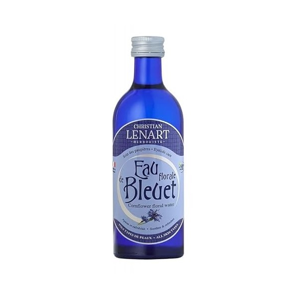 CHRISTIAN LENART - Eau Aromatisée de Bleuets 200ml - Rafraîchit et Tonifie la Peau en Douceur - Lot De 3 - Vendu Par Lot