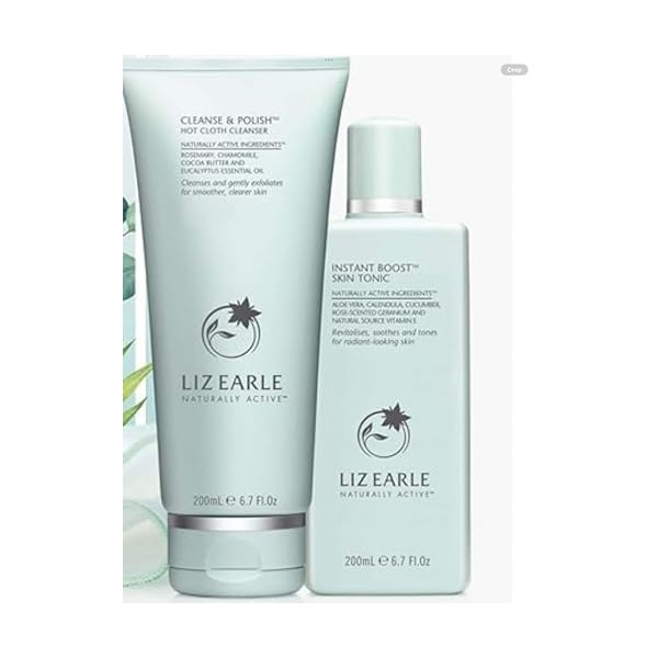Liz Earle Cleanse & Polish 200 ml & Instant Boost Skin Tonic 200 ml …