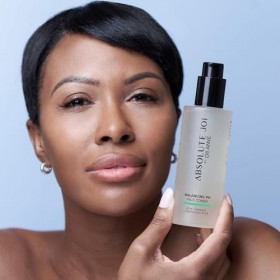 AbsoluteJOI - Tonique équilibrant le pH du visage | Flacon de 200 ml | Soin de la peau propre pour les femmes de couleur | To