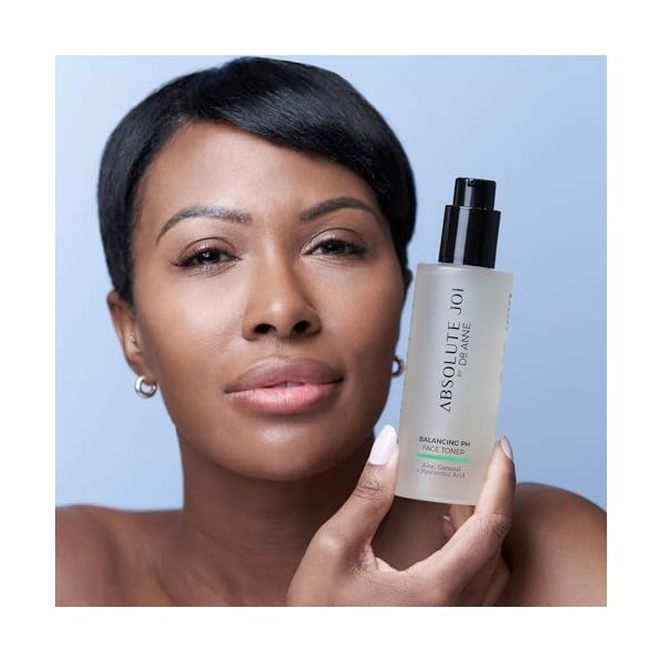 AbsoluteJOI - Tonique équilibrant le pH du visage | Flacon de 200 ml | Soin de la peau propre pour les femmes de couleur | To