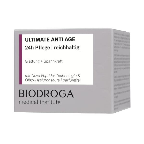 Biodroga Medical Institute Ultimate Soin anti-âge riche 24 h 50 ml
