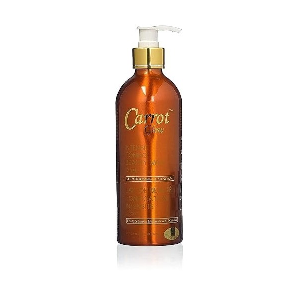 Carotte Glow Intense Lait Tonique beauté 500 ml