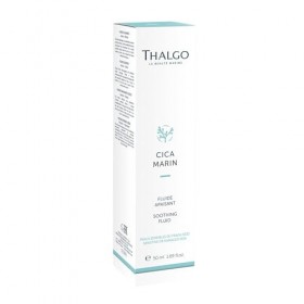 THALGO Fluide apaisant issu de la gamme professionnelle CICA Marin, la première ligne de soins SOS avec des prébiotiques mari