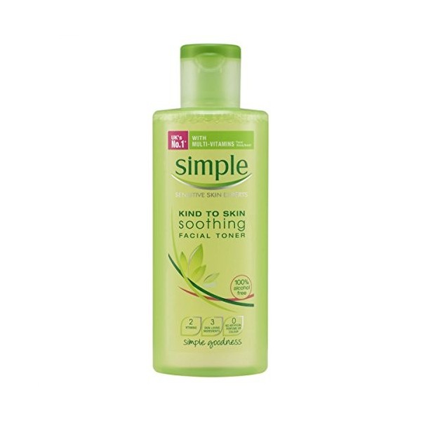 Simple Set de 6 Soothing Facial Toner 200 ml 1 Unité