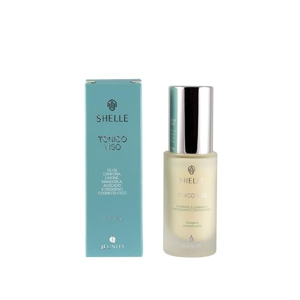 Jeunity- Shelle Cosméceutique Tonique, avec Oxygène-Ozone. Rafraîchissant, Illuminateur, Purifiant, Rééquilibrant, Énergisant