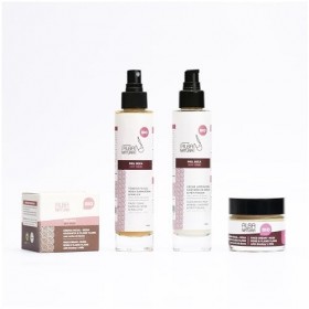 Trousse de soins quotidiens pour le visage Peau sèche - Contient un lait nettoyant, un tonique et une crème pour le visage - ...