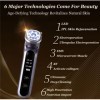 FLowFx Appareil De Beauté Faciale À Micro-Courant Machine De Radiofréquence Et De Soins Du Visage Anti-Âge Lift Firm Serrer L