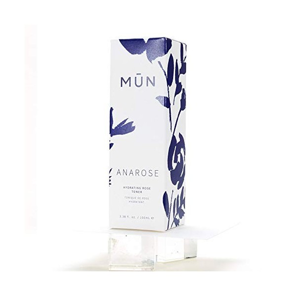 MUN - Tonique hydratante à la rose de lanarose bio | Soin de la peau naturel et propre 100 ml 
