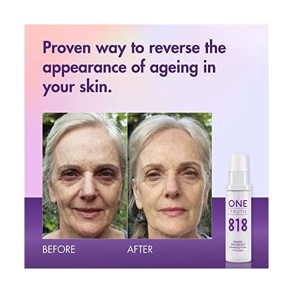 One Truth 818 Pulvérisateur avec TAM-818 | TELOMERASE | Activation | Anti-âge