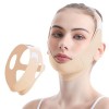Masque Visage V-Line Refroidissant,Version Améliorée Ice-Cool,Masque Anti Double Menton Réutilisable,Bande Lifting Visage en ...