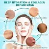1 Pièces Masque Collagene Visage,Collagen Profond Masque Visage,Masques Hydrogel de Nuit,Bio Collagen Real Deep Mask,Favorise...