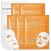 1 Pièces Masque Collagene Visage,Collagen Profond Masque Visage,Masques Hydrogel de Nuit,Bio Collagen Real Deep Mask,Favorise...