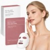 Masque Collagene Visage – 5 Pièces Masque Bio-Collagen Mask Masques Hydrogel Coréens Hydratants & Anti-Âge – Raffermit la Pea