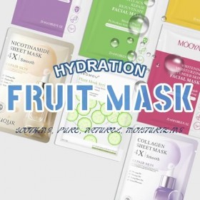 12 Pièces Masques Tissus Hydratants, Masque Visage,Soins pour le Visage,Pour une Peau Éclatante,Amélioration de lÉlasticité,