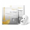 Masque Collagene Visage avec Snail Mucin, Masque de Nuit Riche en Acide Hyaluronique et Niacinamide pour Skincare, Hydratant,