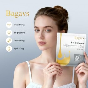 Masque Collagene Visage avec Snail Mucin, Masque de Nuit Riche en Acide Hyaluronique et Niacinamide pour Skincare, Hydratant,