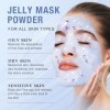 Masque en Poudre pour Soins du Visage, Hidratante y Nutritivo Masque en Gelée Peel-Off, Professionnelle Uso en Spa Jelly Face